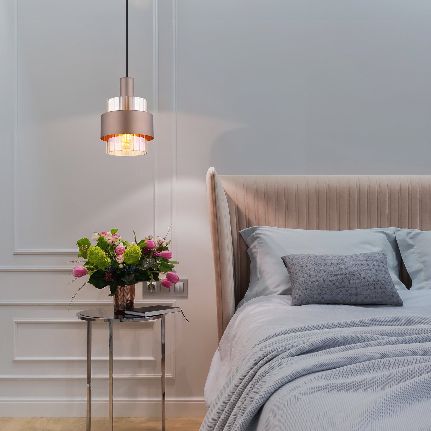 B-Ware Globo Hängelampe Milley Deckenleuchte Lampe Bronzefarben Metall 19 Cm - 9007371462674