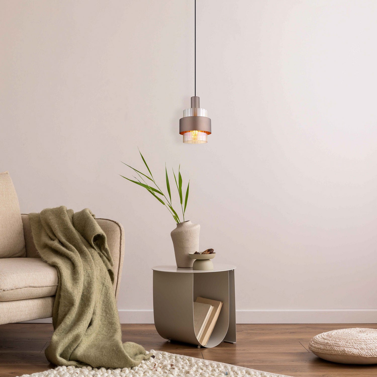 B-Ware Globo Hängelampe Milley Deckenleuchte Lampe Bronzefarben Metall 19 Cm - 9007371462674