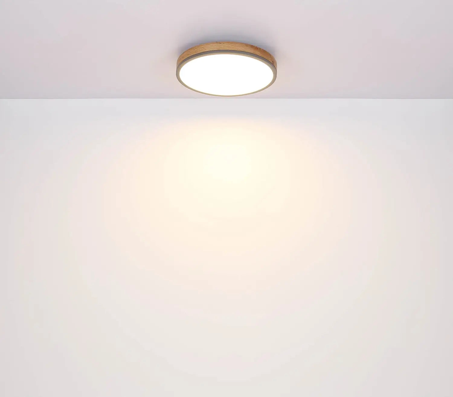 B-Ware Globo Deckenleuchte Doro Cct Led Deckenlampe Deckenlicht ø 60 Cm Holz Leuchte  - 9007371436569