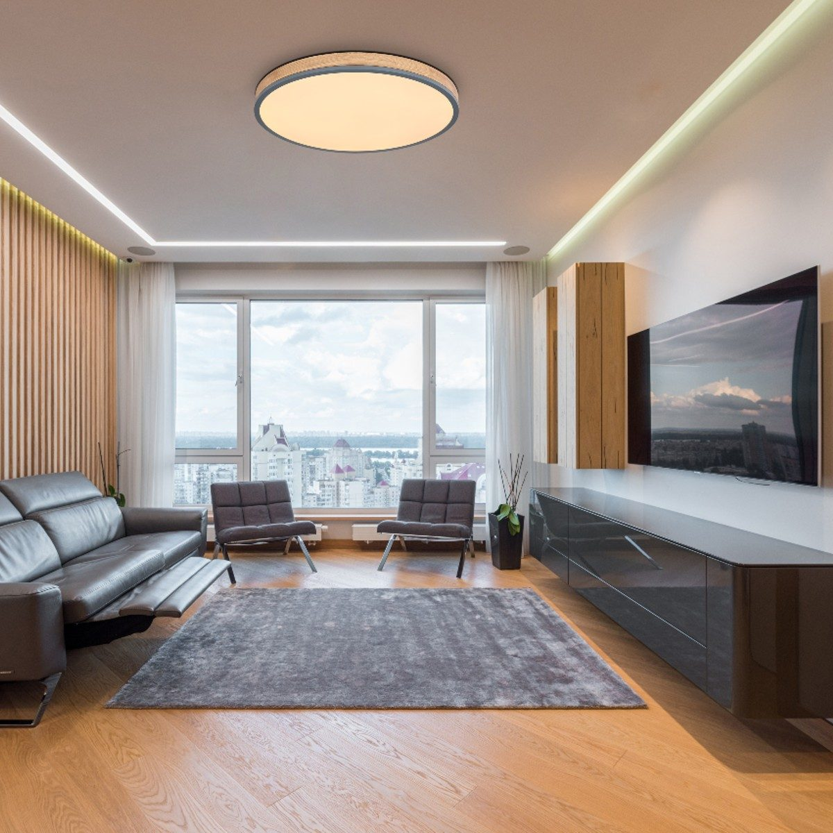 B-Ware Globo Deckenleuchte Doro Cct Led Deckenlampe Deckenlicht Deckenleuchte Leuch634 - 9007371436569