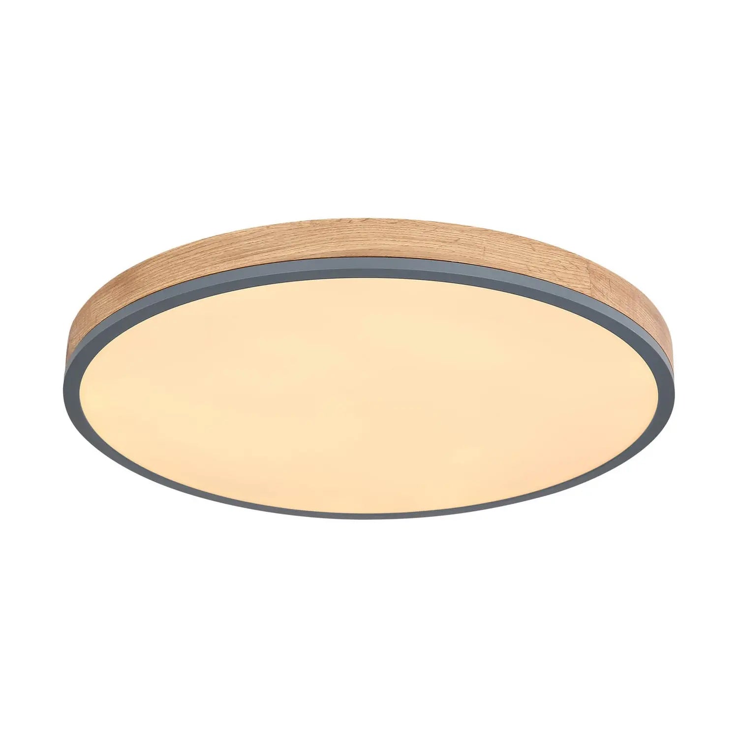 B-Ware Globo Deckenleuchte Doro Cct Led Deckenlampe Deckenlicht ø 60 Cm Holz Leuchte  - 9007371436569