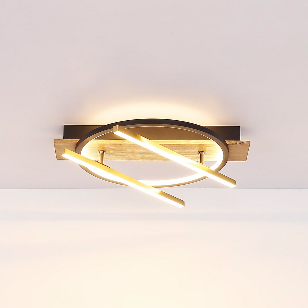 Globo Led Deckenleuchte Beatrix Deckenlampe Lampe Leuchte Led Leuchte Holz 44 Cm B-Ware - 9007371451395