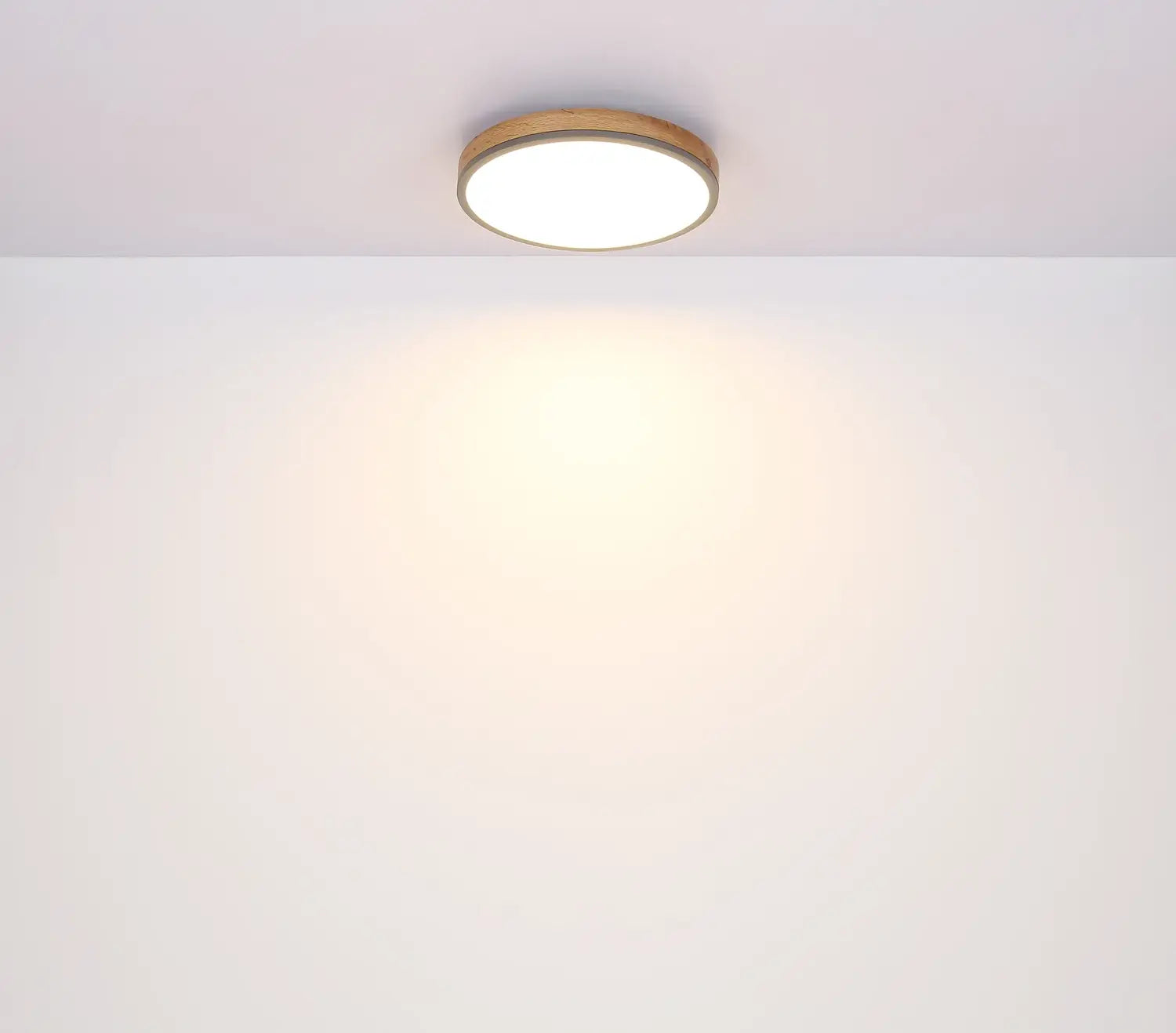 B-Ware Globo Led Deckenleuchte Lampe Doro ø 45 Cm Graphit Holzoptik Opal Deckenlampe385 - 9007371430567