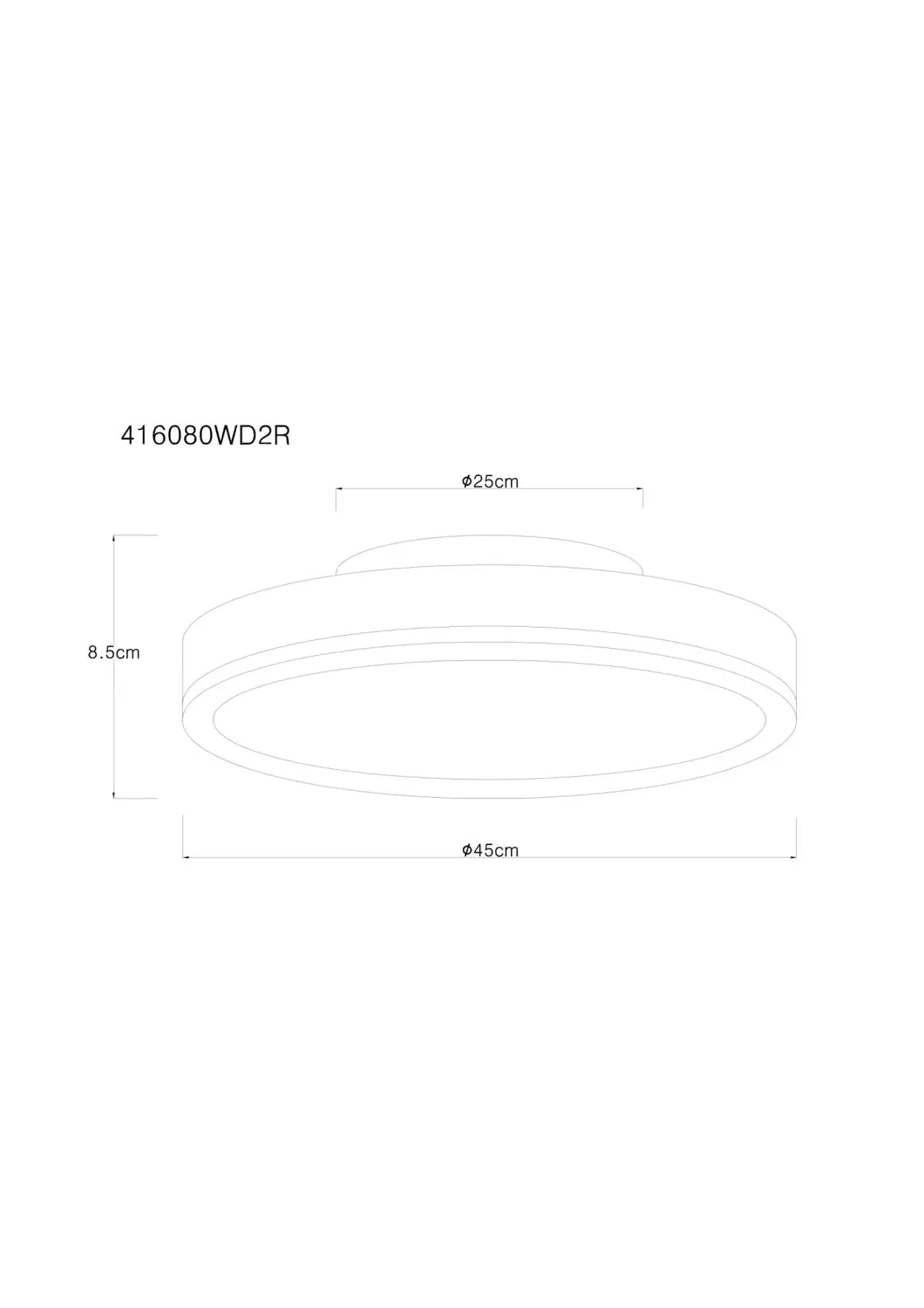 B-Ware Globo Led Deckenleuchte Lampe Doro ø 45 Cm Graphit Holzoptik Opal Deckenlampe385 - 9007371430567