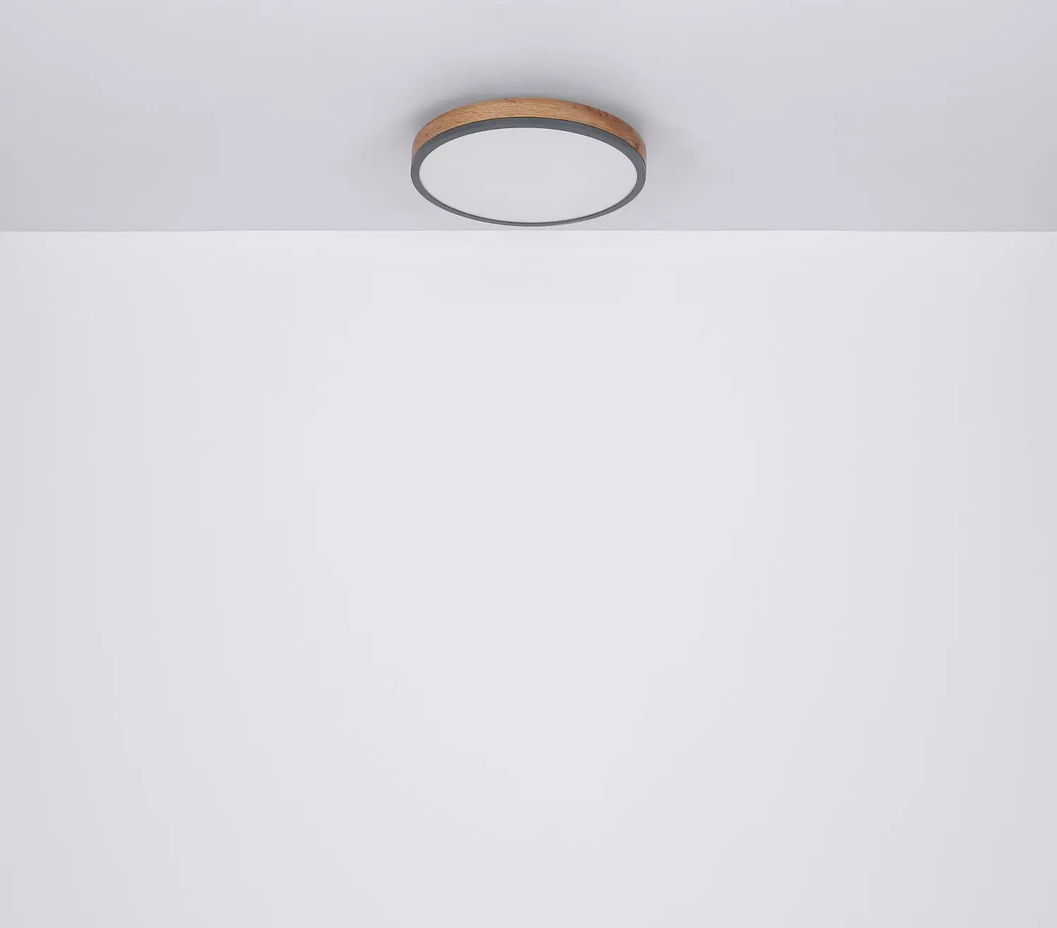 B-Ware Globo Led Deckenleuchte Lampe Doro ø 45 Cm Graphit Holzoptik Opal Deckenlampe385 - 9007371430567