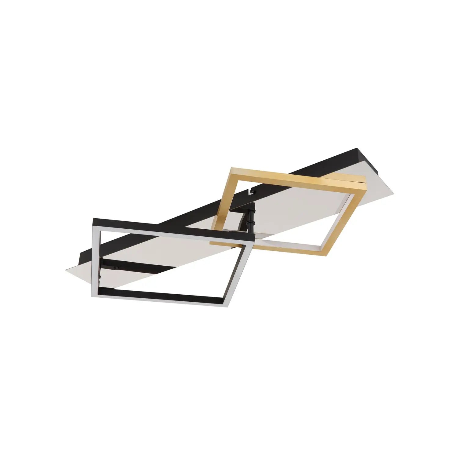 B-Ware Globo Led Deckenleuchte Leuchte Beleuchtung Lesina 2 Flg Goldfarben Schwarz Alu - 9007371449408