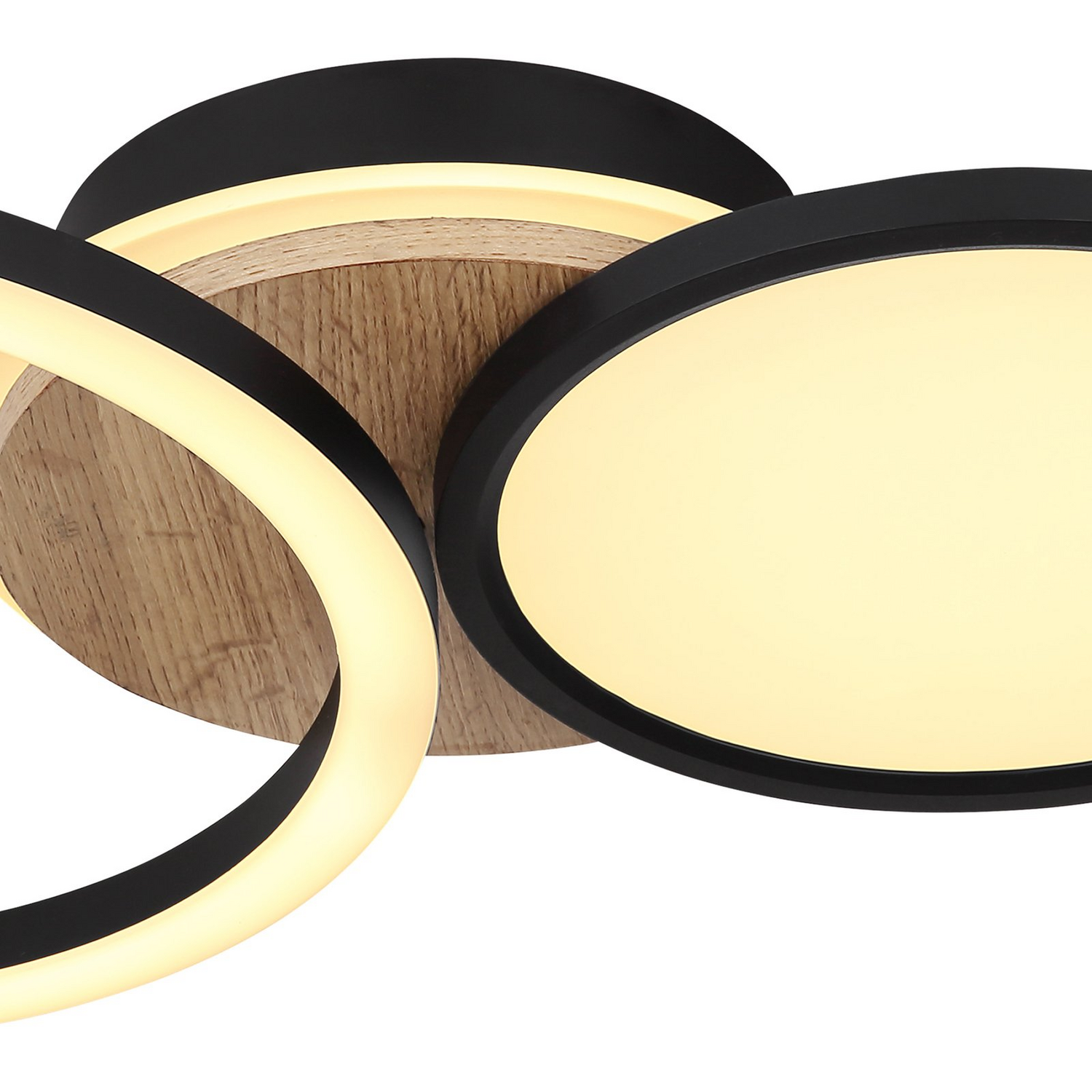 B-Ware Globo Led Deckenleuchte Sid Lampe Holz Deckenlampe Leuchte Dreiflammig 3000 K - 9007371437702