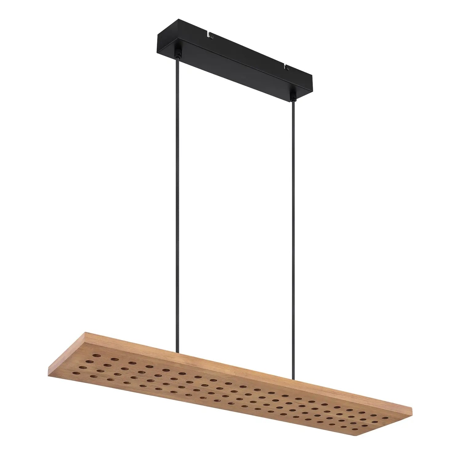B-Ware Globo Pendelleuchte Hängelampe Leuchte Led Dolores Schwarz Matt Hellbraun - 9007371428700