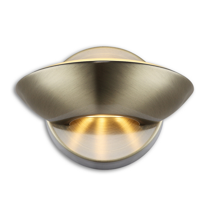 Globo Led Wandleuchte Lampe Cosimo Altmessing Warmweiß 510lm 230 V Metall Spot B-Ware - 9007371307616