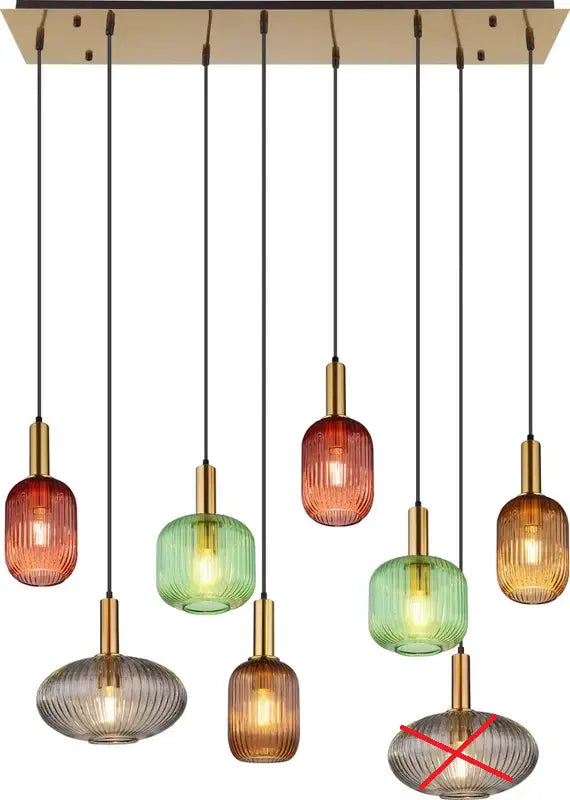 B-Ware Globo Lighting Normy Hängeleuchte Pendelleuchte Messingfarben Siehe Text/Foto320 - 9007371443697