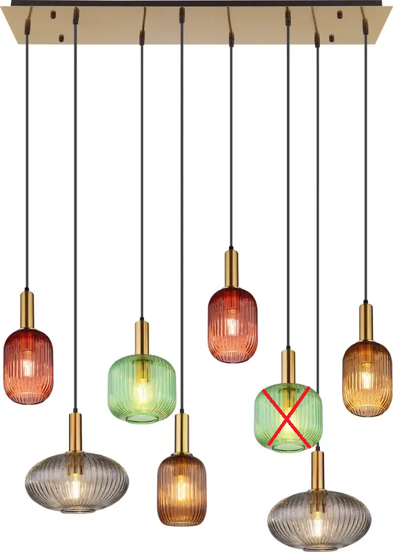 Globo Lighting Normy Hängeleuchte Pendelleuchte Metall SIEHE TEXT/FOTO - 9007371443697