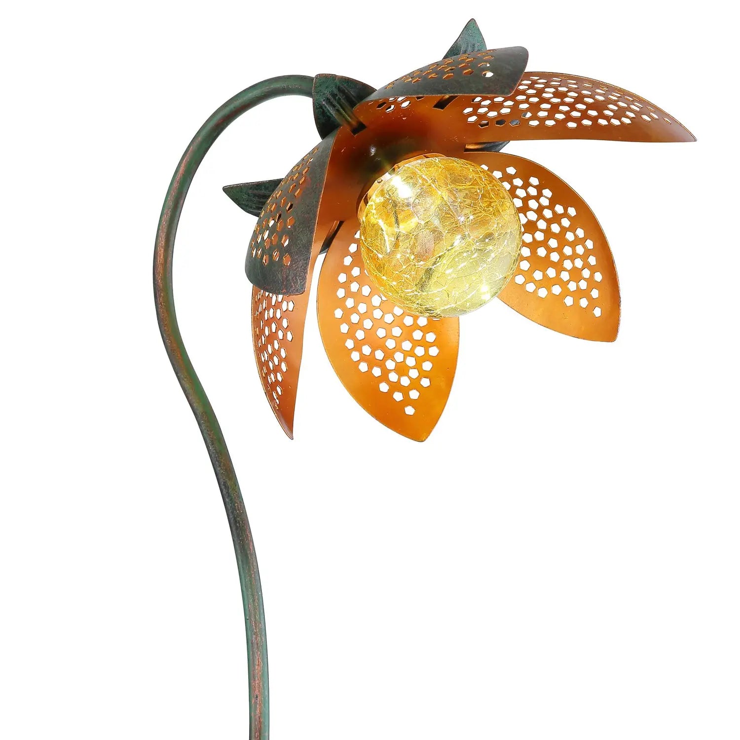 B-Ware Globo Solar Dekoleuchte Gartenleuchte Erdspieß Blume Einzelne Blüte Outdoor - 9007371415366