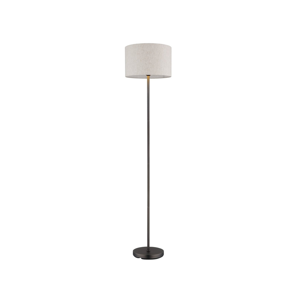 Globo Stehleuchte Standlampe Thea Leuchte creme/schwarz Leinen Metall H160cm - 9007371570034