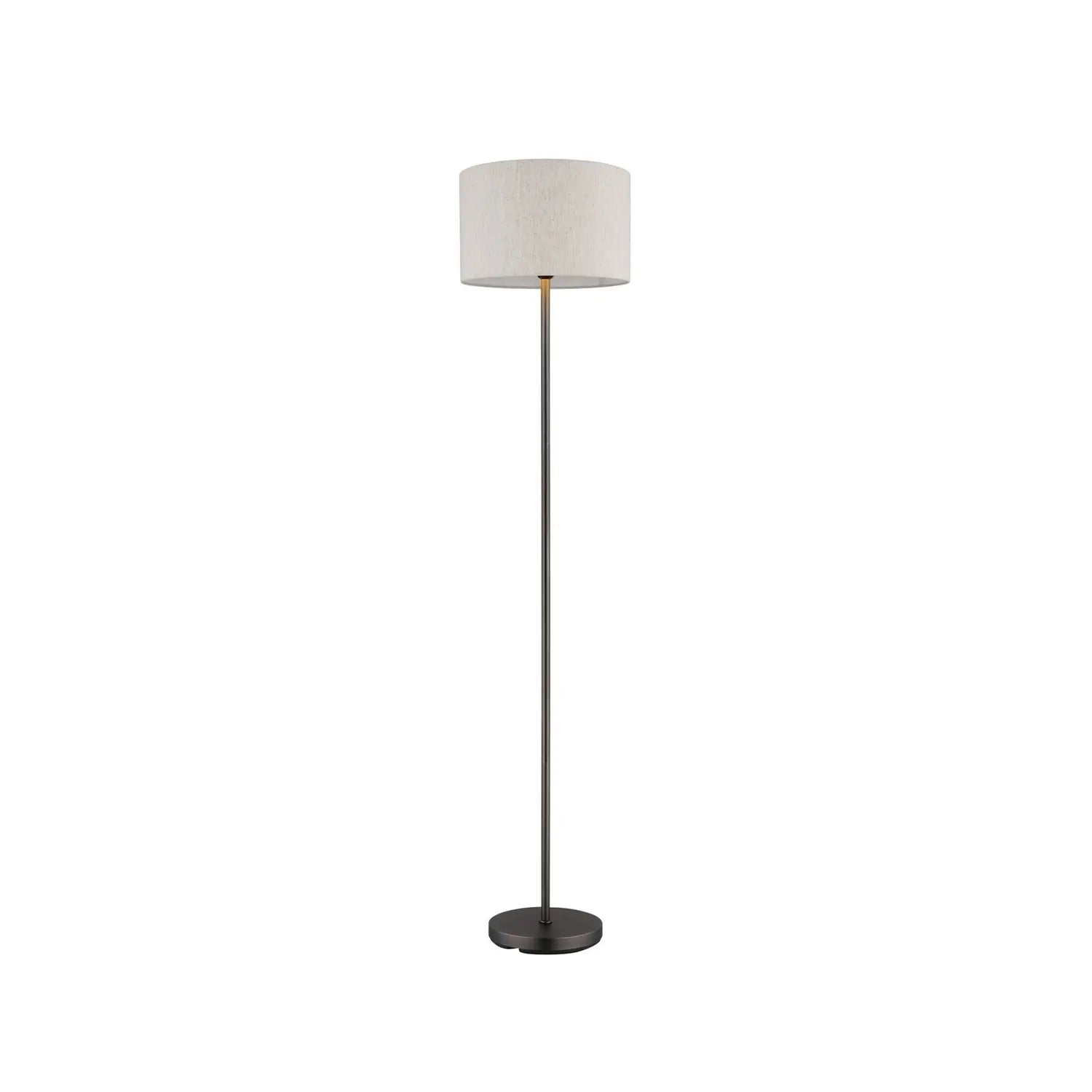 B-Ware Globo Stehleuchte Standlampe Thea Leuchte Creme/Schwarz Leinen Metall H160cm - 9007371570034
