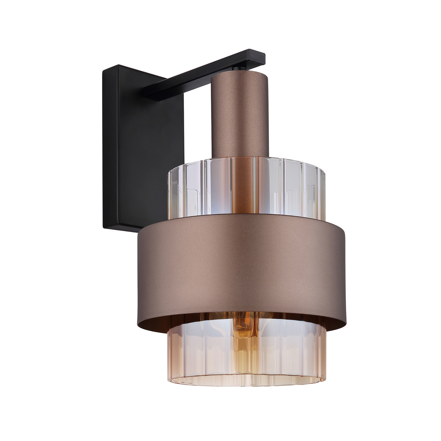 Globo Wandlampe Leuchte Milley Bronzefarben Metall Höhe 30 Cm E27 60 W Lampe Spot B-Ware - 9007371462681