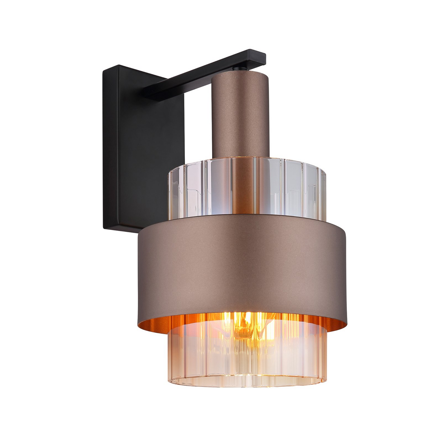 Globo Wandlampe Leuchte Milley Bronzefarben Metall Höhe 30 Cm E27 60 W Lampe Spot B-Ware - 9007371462681