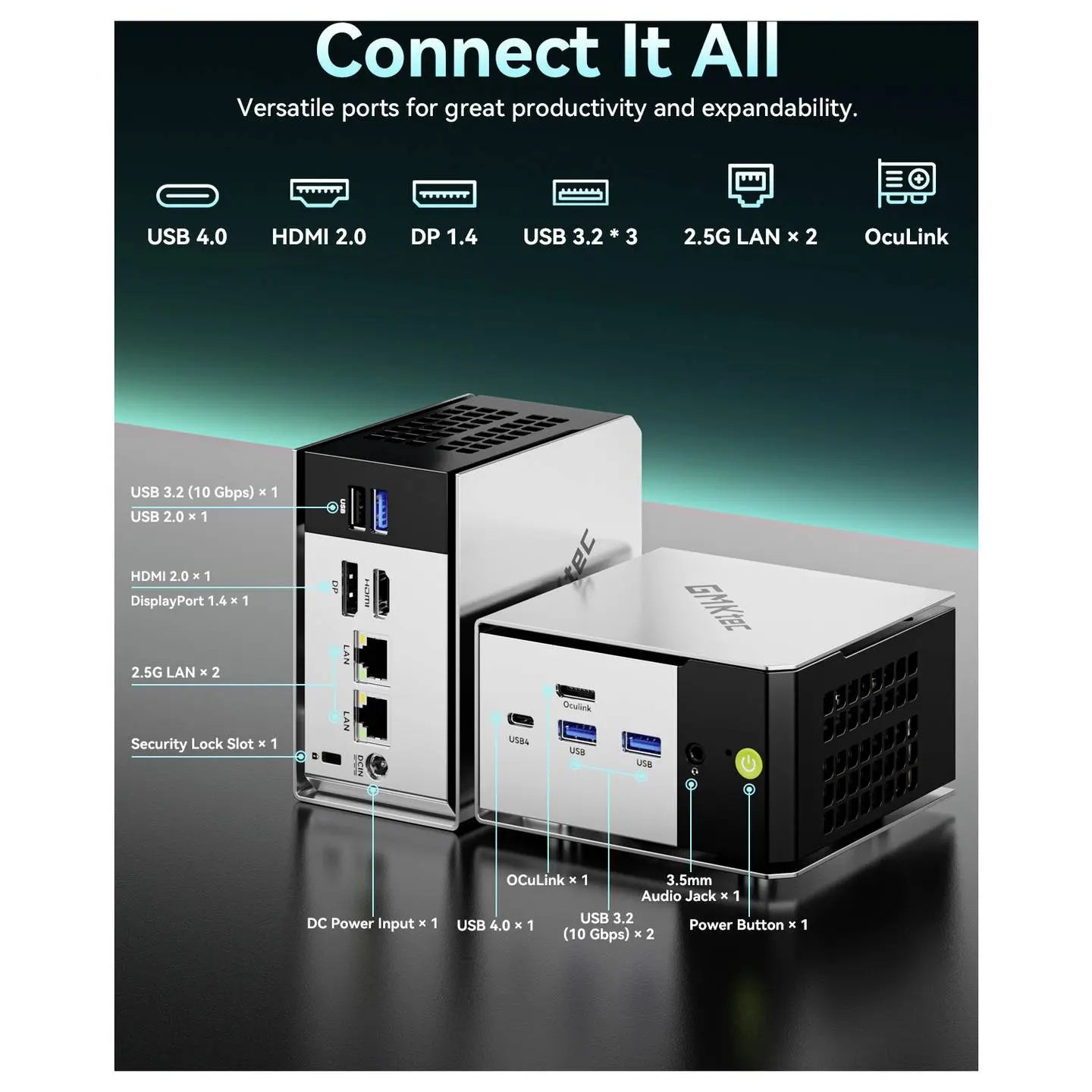 B-Ware Gm Ktec Mini Pc Kompakt Computer Desktop Amd Ryzen 5 6650 H Win11 Pro 16 Gb 512 Gb  - 6972570964454