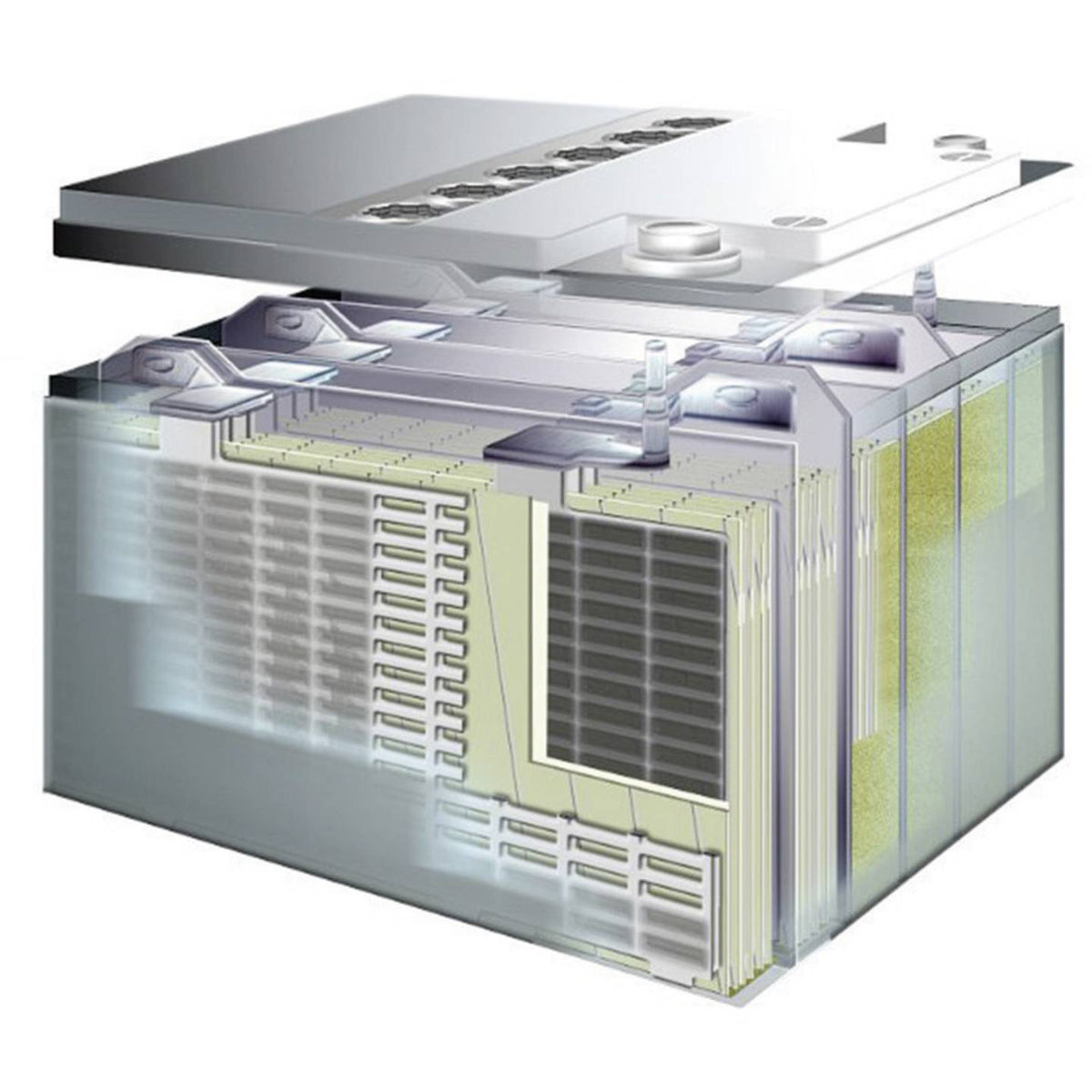 GNB Bleiakku Batterie Akku 12V 30Ah BleiGel M6Schraubanschluss 197x180x132mm - 2050001755766