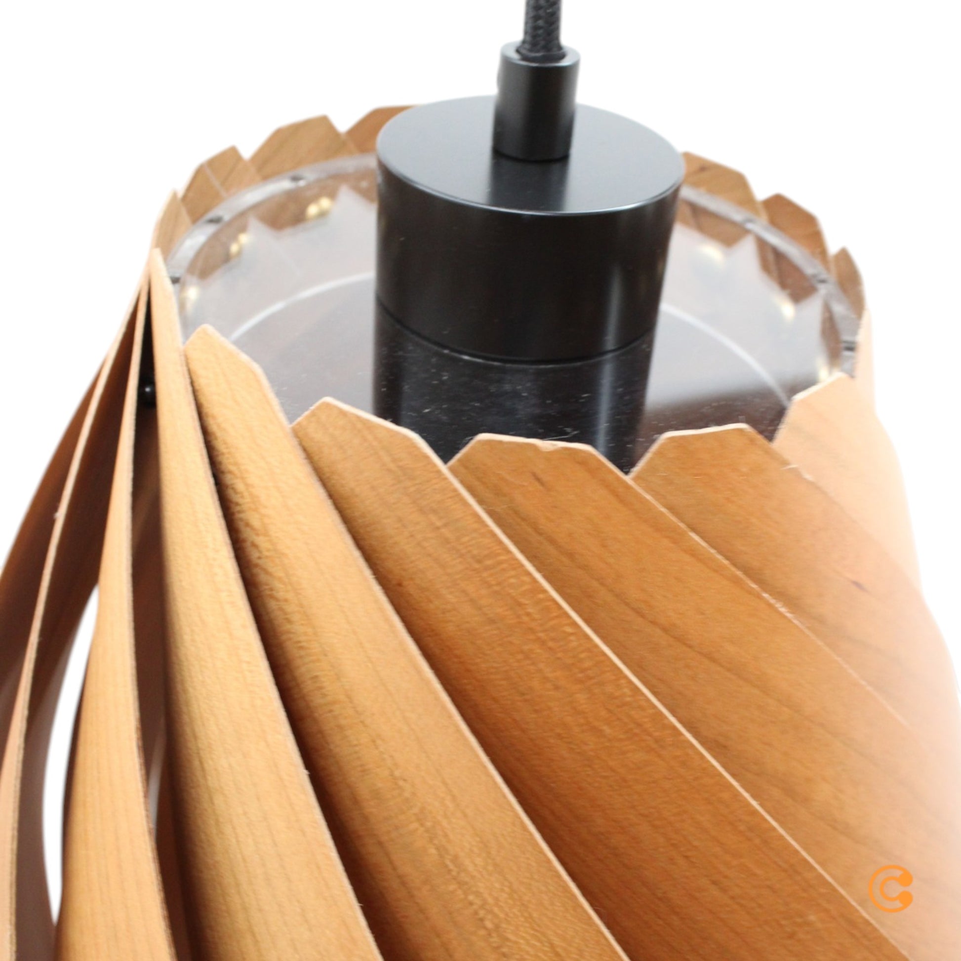 Gofurnit Pendellampe Hängeleuchte Ardere Kirschbaum Leuchte Höhe 40 cm E27 LED - 4260763610496