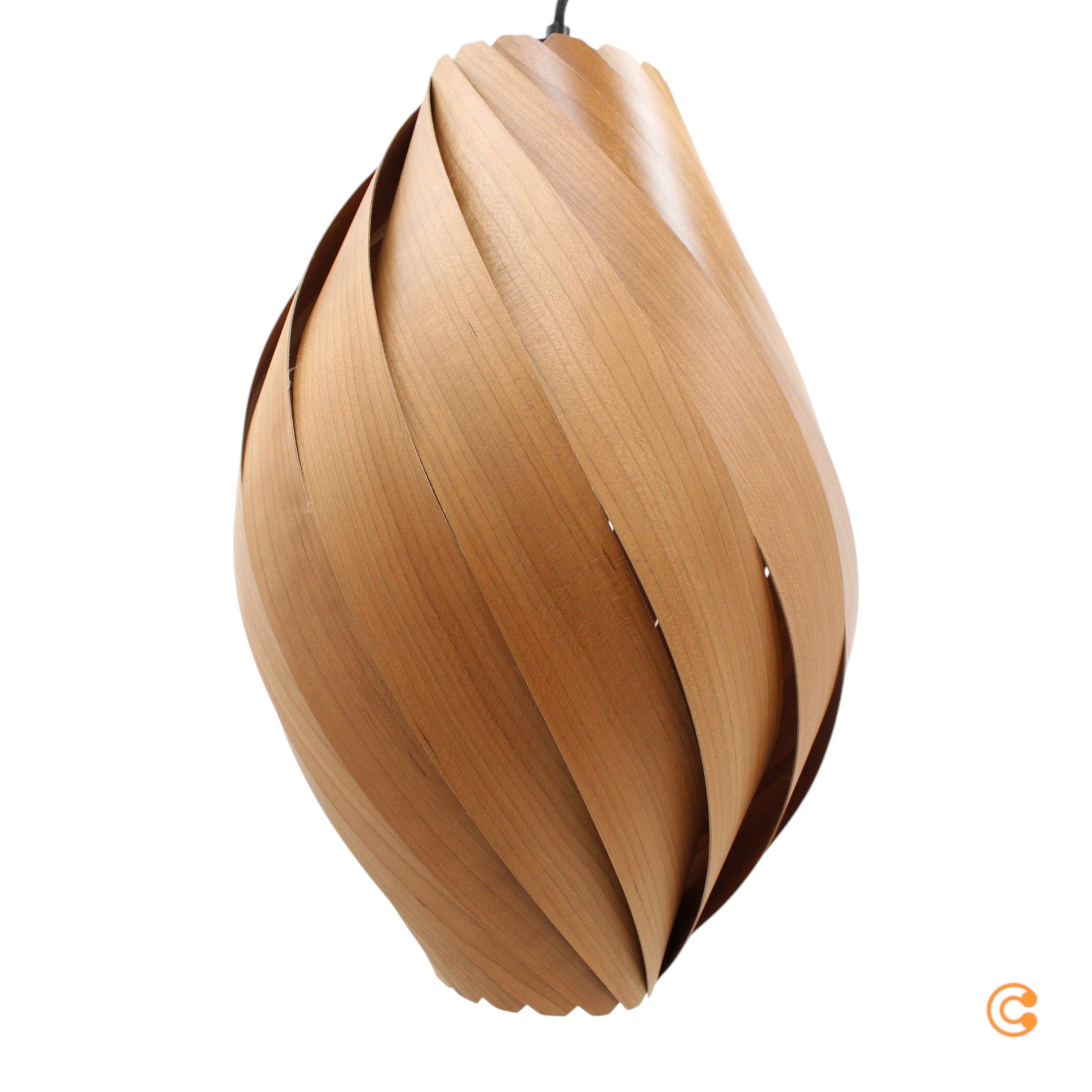 Gofurnit Pendellampe Hängeleuchte Ardere Kirschbaum Leuchte Höhe 40 cm E27 LED - 4260763610496