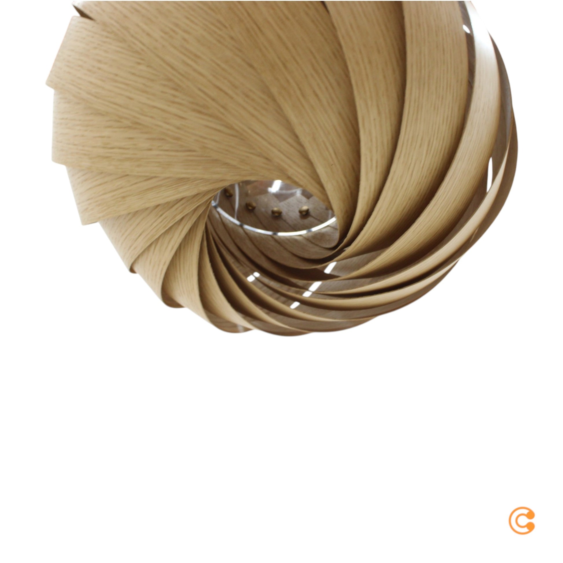 Gofurnit Pendellampe Hängelampe Eiche Mela Leuchte E27 Fassung 35 cm - 4260763610250