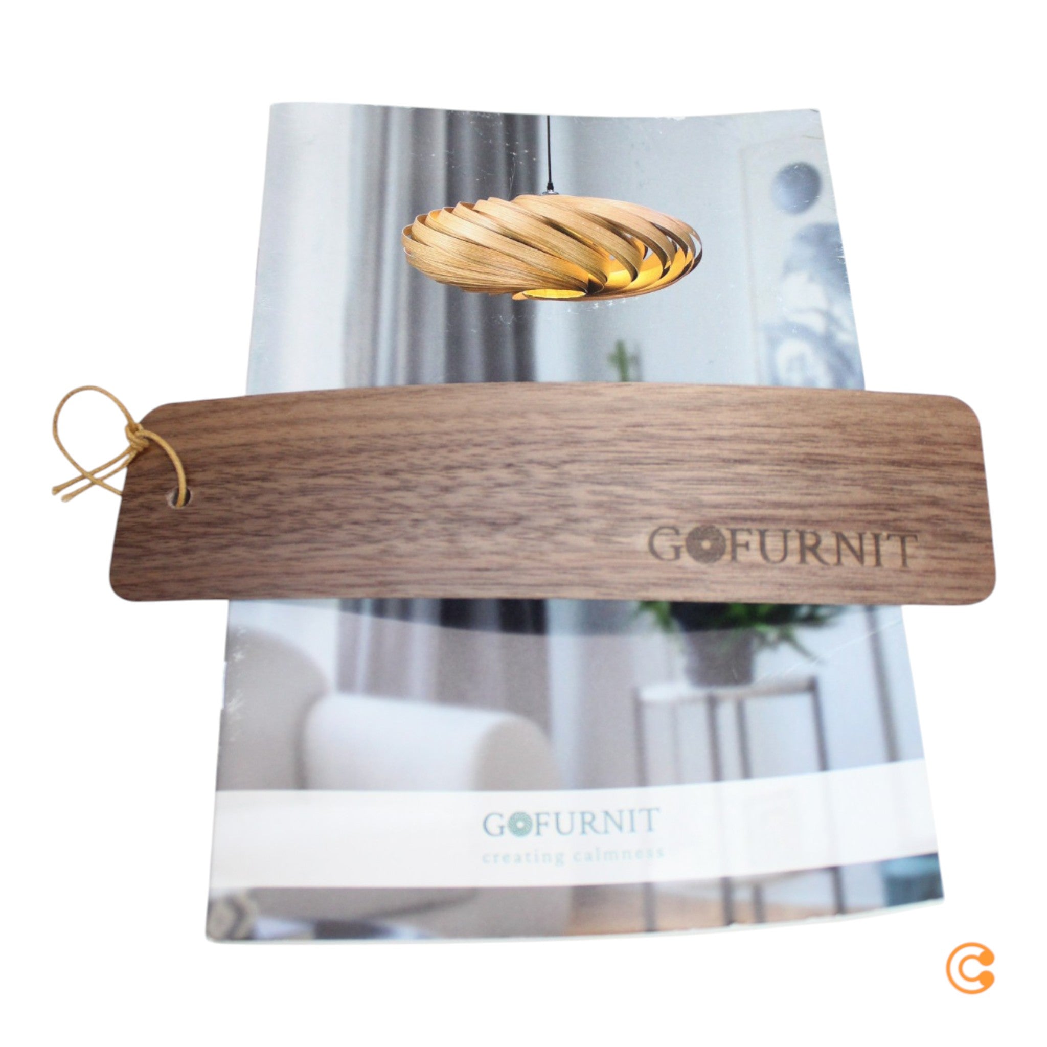 Gofurnit Wandleuchte Wandlampe Veneria Nussbaum Holzlampe Lichtquelle Wohnzimmer - 4260763610038