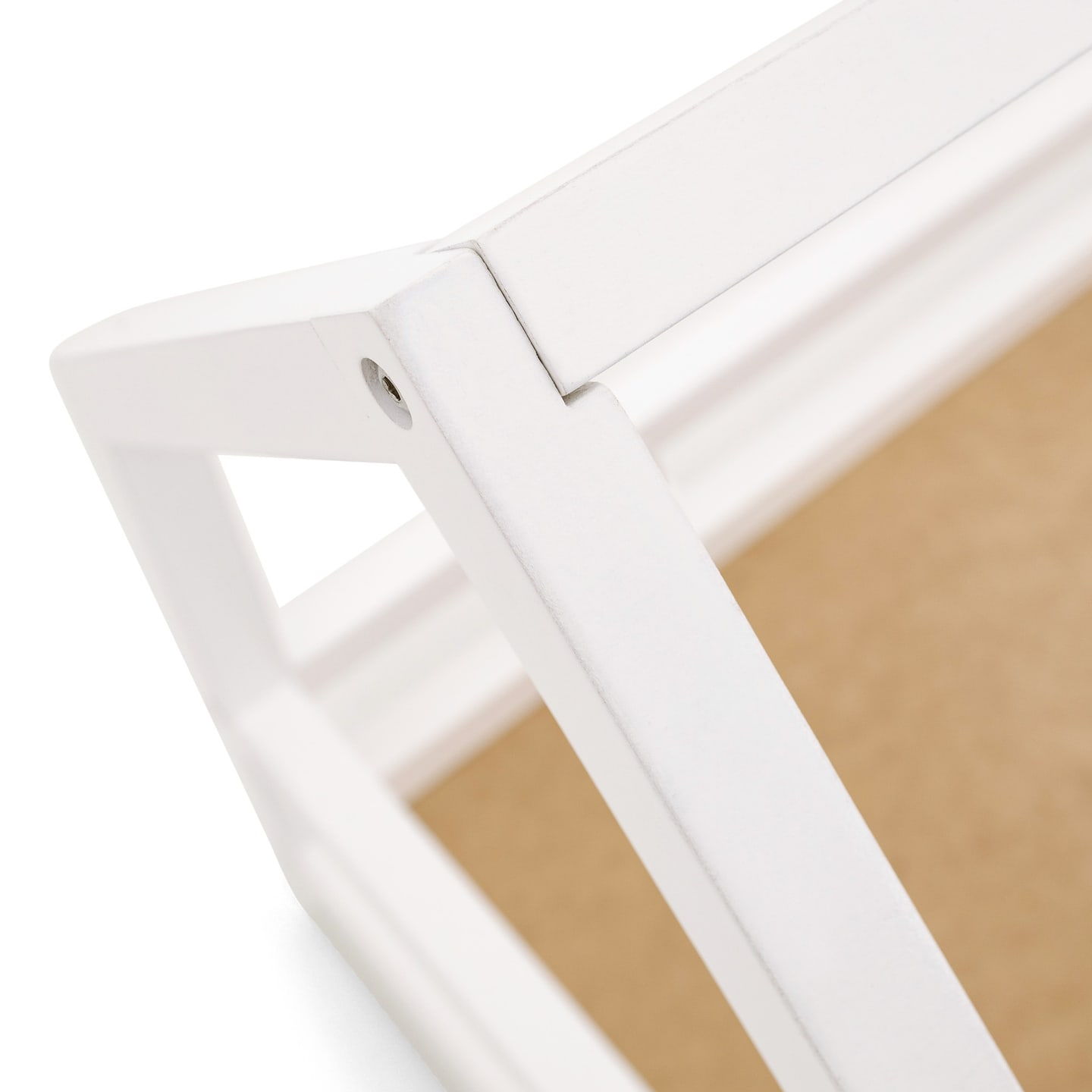 Goki Puppenbett Kinderbett Giebeldach Weiß Holz Puppenmöbel Zubehör Dach B-Ware