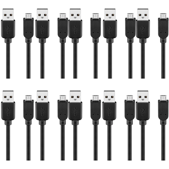 Goobay Usb 2.0 A/Micro Usb 2.0 B Kabel 1,0 M Anschlusskabel 10 Stück B-Ware