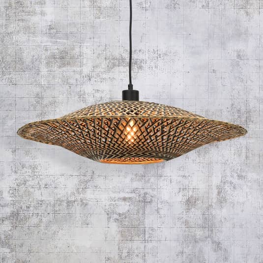 B-Ware Good & Mojo Bali Hängeleuchte Hängeleuchte Lampe Leuchte Licht Aus Bambus ø60cm  - 8716248085694