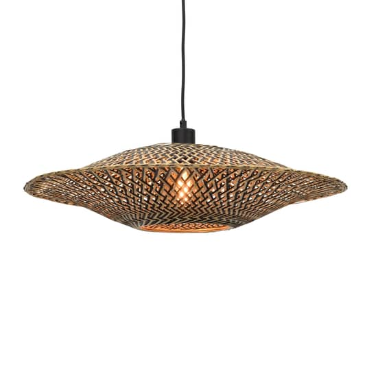 B-Ware Good & Mojo Bali Hängeleuchte Hängeleuchte Lampe Leuchte Licht Aus Bambus ø60cm  - 8716248085694