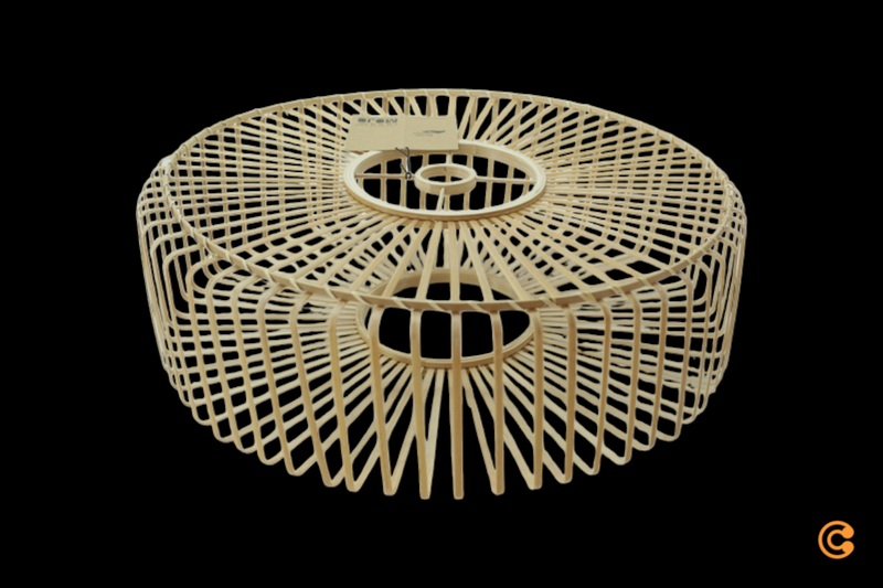 Good & Mojo Bromo Lampe Leuchte Bambus ø 60cm Deckenleuchte Siehe Text/Foto B-Ware - 8716248086257