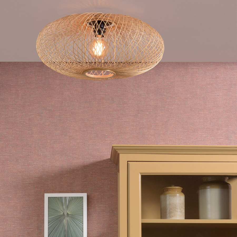 Good & Mojo Cango Deckenleuchte Ellipse Deckenlampe Deckenlicht Leuchte Natur B-Ware - 8716248086592