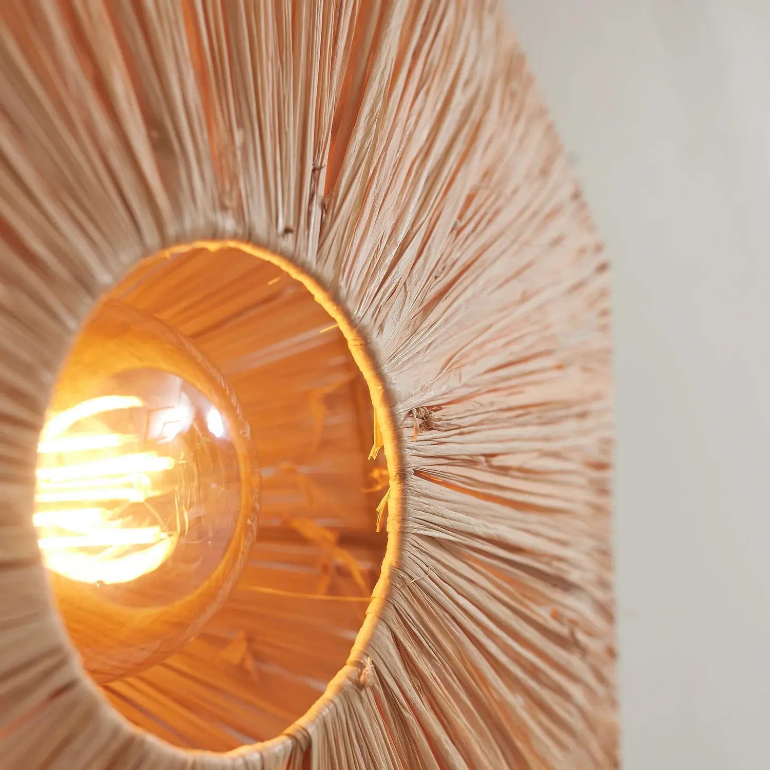 B-Ware Good & Mojo Deckenleuchte Lampe Panama Raffia Natur ø 65 Cm Seil Innenbereich - 8716248095570