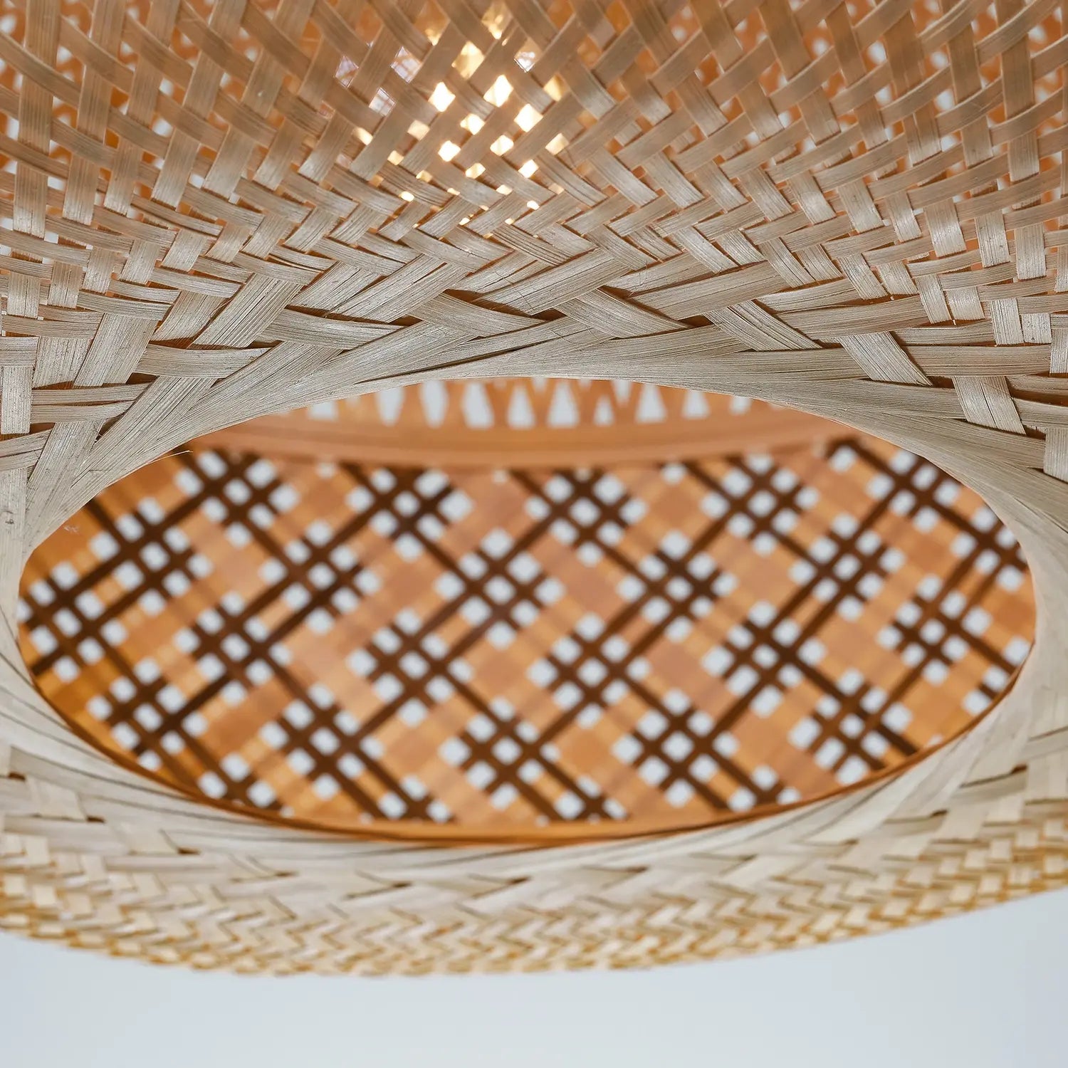 B-Ware Good Mojo Hängeleuchte Pendelleuchte Bambus Braun Langkawi E27 Led ø 50 Cm Lampe - 8716248096621