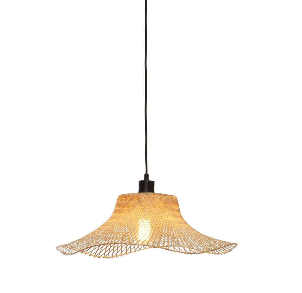 GOOD&MOJO Ibiza Hängelampe Pendelleuchte Lampe Ø 50 cm natur - 8716248090315