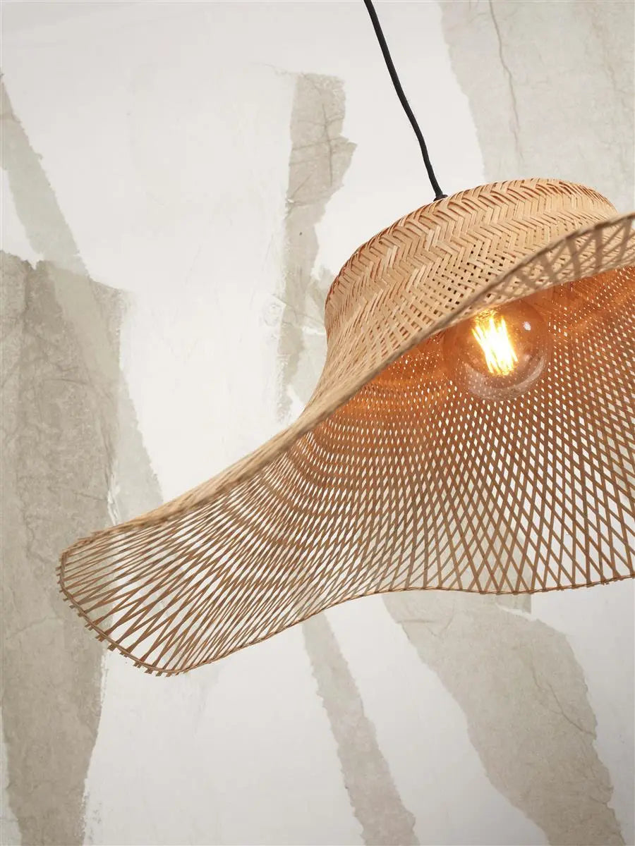 B-Ware Good&Mojo Ibiza Hängelampe Pendelleuchte Lampe ø 50 Cm Natur - 8716248090315