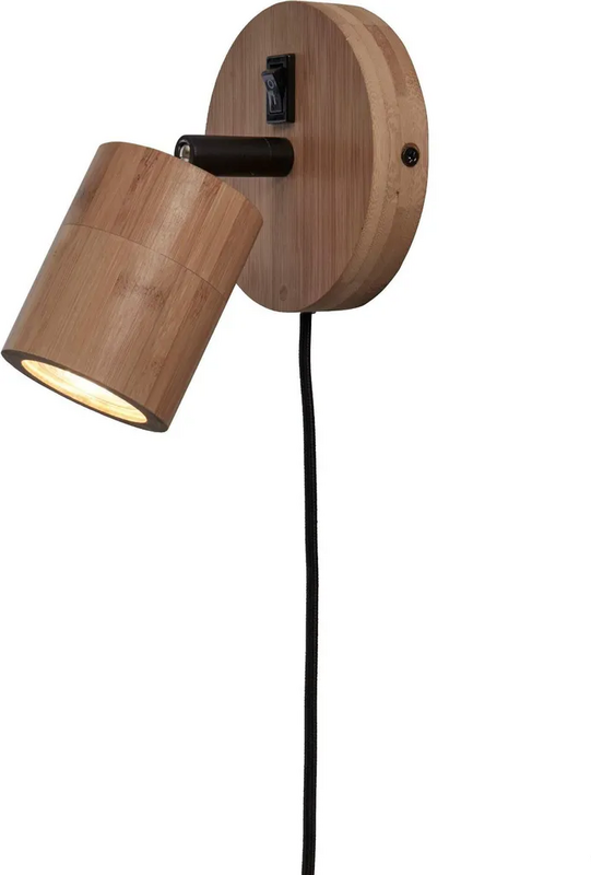 Good & Mojo Java Wandlampe Leuchte Lampe Licht Stecker Natur 1fl B-Ware - 8716248089418