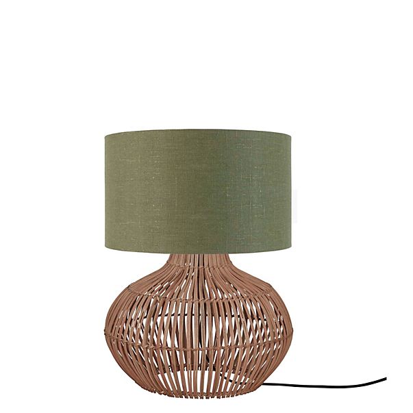 GOOD & MOJO Kalahari Tischlampe Leuchte Lampe grün 32cm umweltfreundlich Spot - 8716248091428