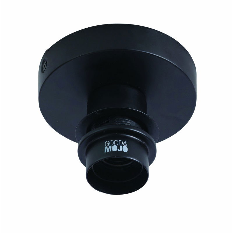Good & Mojo Kalimantan Decke Hängeleuchte Lampe ø 30cm Schwarz Natur Esszimmer B-Ware