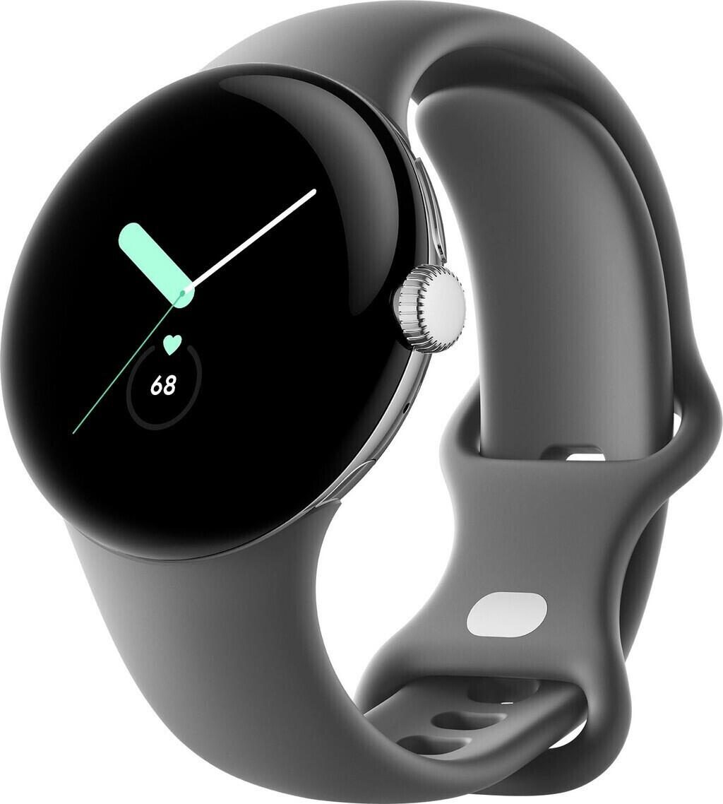 B-Ware Google Pixel Watch Lte Smartwatch Fitnessuhr 41mm Polished Silver Sportarmband  - 840244600334