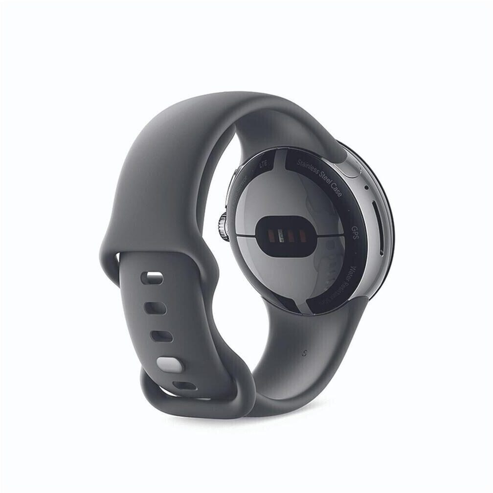 B-Ware Google Pixel Watch Lte Smartwatch Fitnessuhr 41mm Polished Silver Sportarmband  - 840244600334