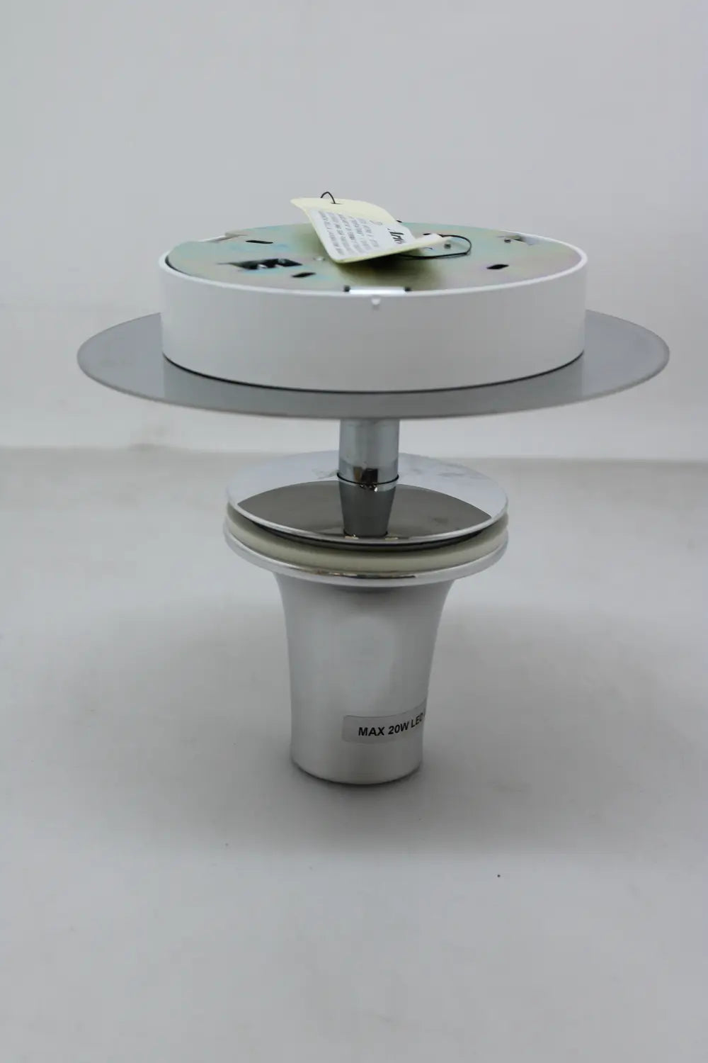 B-Ware Gople Deckenleuchte Lampe Leuchte Silber/Silber Glas Siehe Text/Foto - 8052993063892