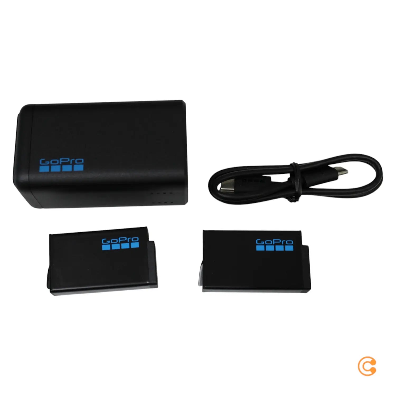 B-Ware Go Pro Ladegerät Akku Batterieladegerät Enduro Dual Charger Max2 Schwarz Usb C - 810116380237