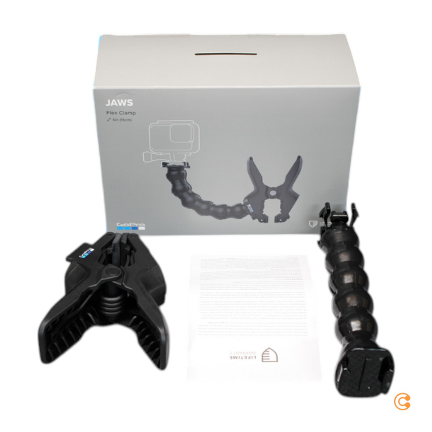 Gopro Klemmhalterung Haltesystem Kamera Zubehör Schwanenhals Flexibel Schwarz B-Ware - 818279010732