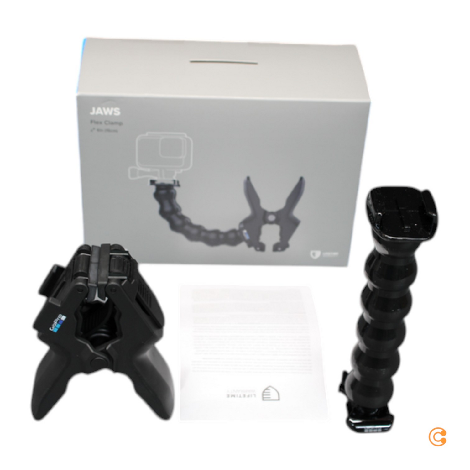 Gopro Klemmhalterung Haltesystem Kamera Zubehör Schwanenhals Flexibel Schwarz B-Ware - 818279010732