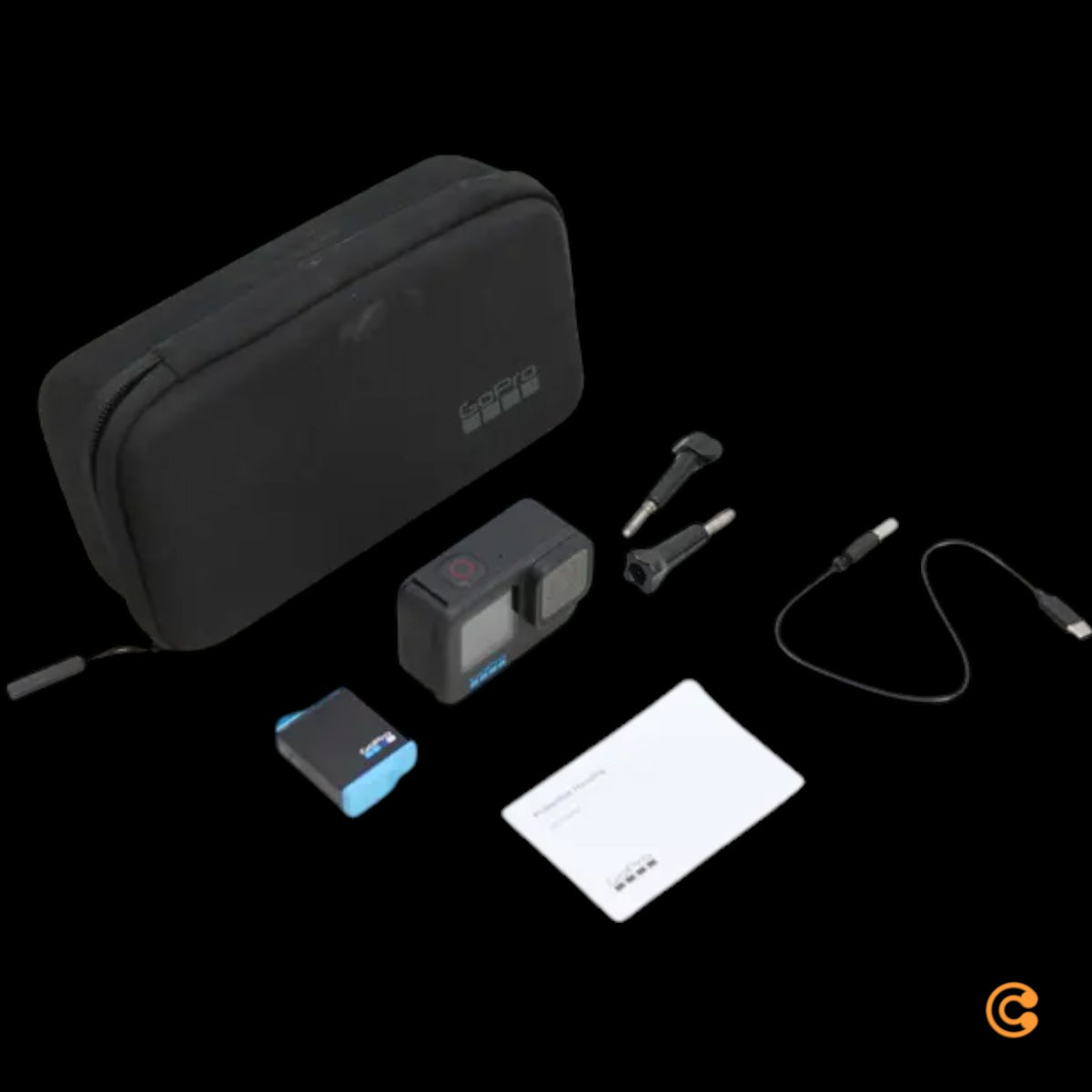 GoPro HERO 10 Black Actioncam Kamera 5K 60 BpS Action Cam Touch-Screen WLAN,GPS - 0818279027228