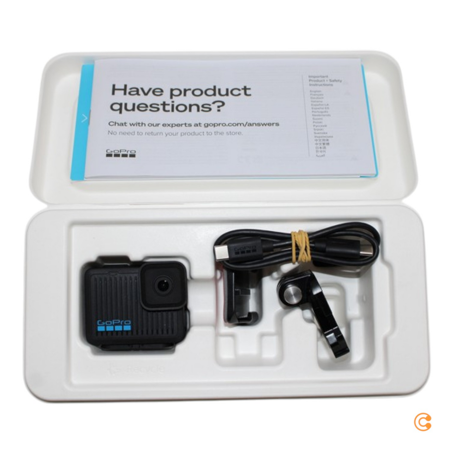 Go Pro Hero Action Cam Kamera 4 K Uhd Schwarz Befestigungsösen Wasserdicht Akku D-Ware - 810116381869