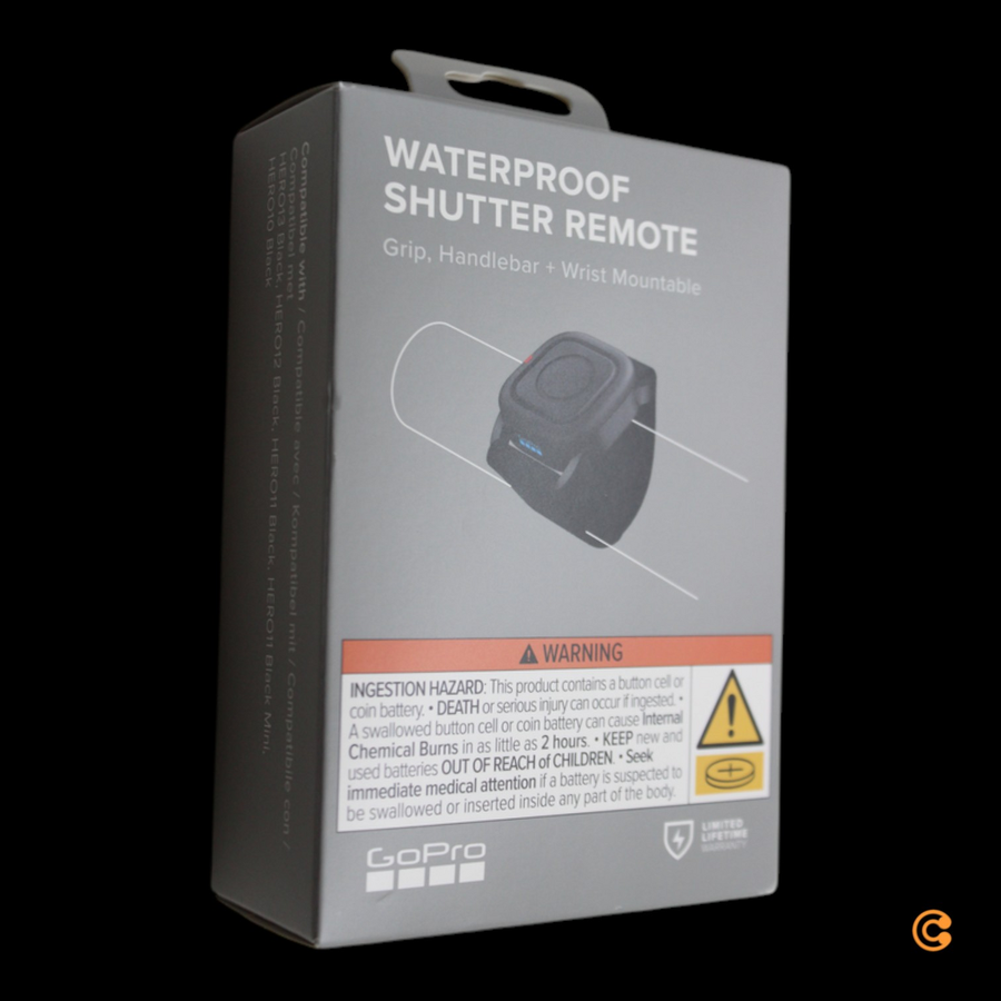 Go Pro Fernauslöser Fernbedienung Shutter Remote Wasserdicht Schwarz Hero 2024 B-Ware - 810116381890