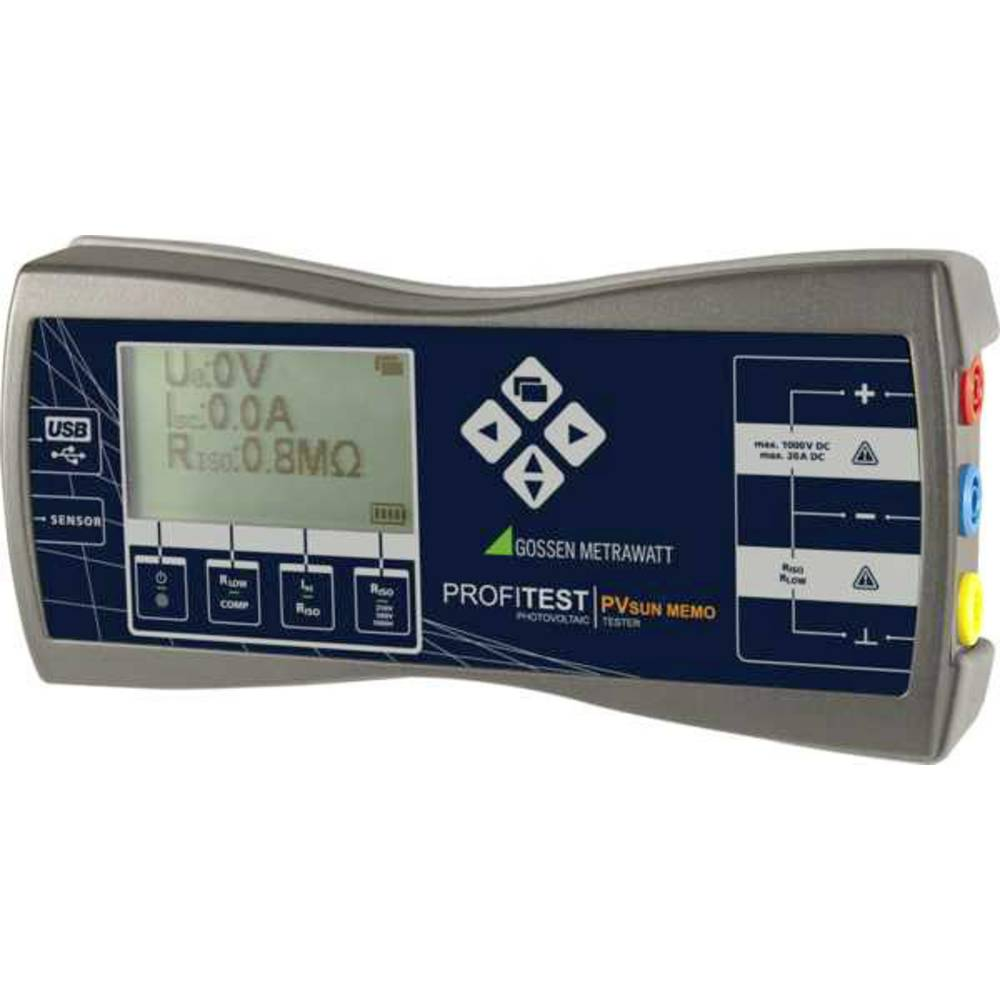 Gossen Metrawatt Installationstester Prüfgerät Pv Tester Profitest Pv Sun Memo B-Ware - 4012932124262