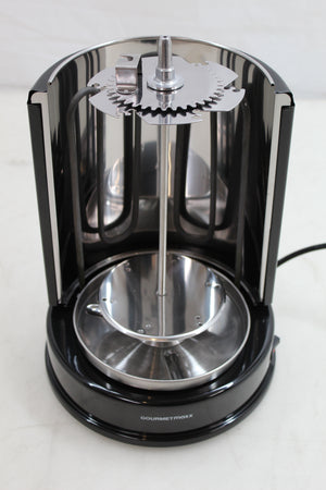B-Ware GourmetMaxx 05914 Stand Dönergrill 1400 W mit Grillspieß Schwarz Edelstahl